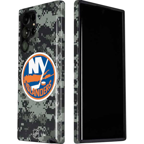 NHL New York Islanders Camo Galaxy S22 Ultra Pro Case