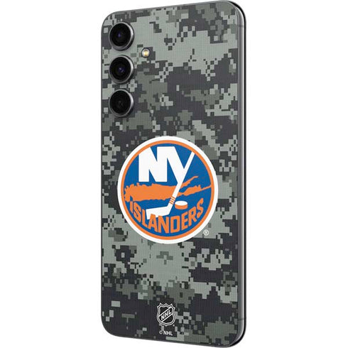 NHL New York Islanders Camo Galaxy S23 FE Skin