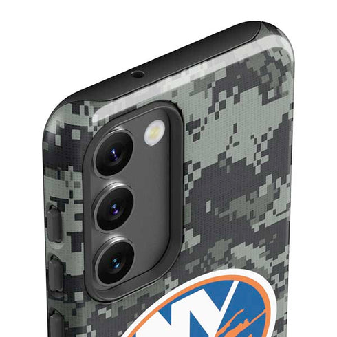 NHL New York Islanders Camo Galaxy S23 Pro Case