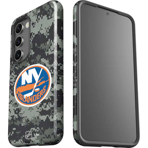 NHL New York Islanders Camo Galaxy S23 Pro Case