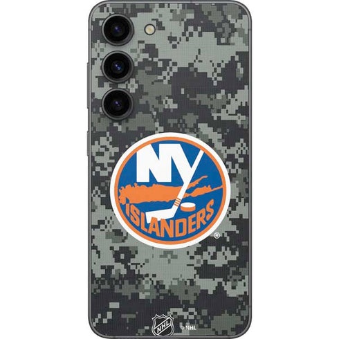 NHL New York Islanders Camo Galaxy S23 Skin