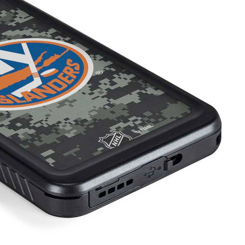 NHL New York Islanders Camo Galaxy S23 Waterproof Case