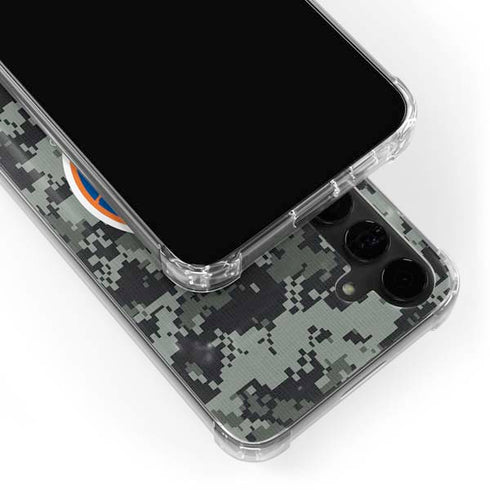 NHL New York Islanders Camo Galaxy S24 Plus Clear Case