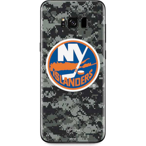 NHL New York Islanders Camo Galaxy S8 Skin