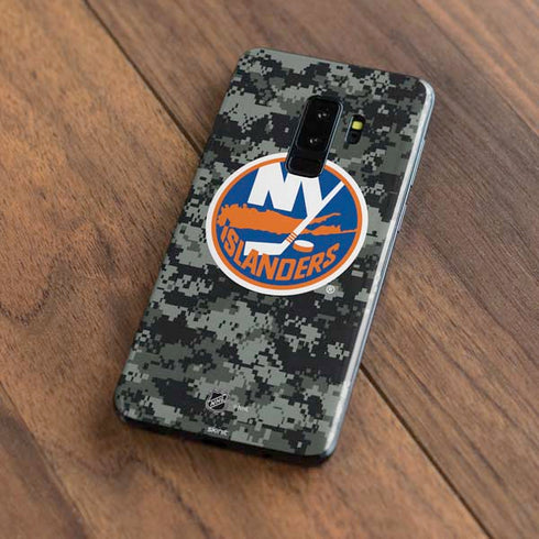 NHL New York Islanders Camo Galaxy S9 Plus Skin