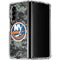 NHL New York Islanders Camo Galaxy Z Fold4 5G Clear Case