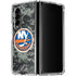NHL New York Islanders Camo Galaxy Z Fold4 5G Clear Case