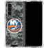 NHL New York Islanders Camo Galaxy Z Fold4 5G Clear Case