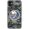 NHL New York Islanders Camo iPhone 11 Clear Case