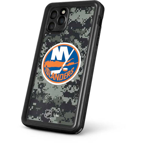 NHL New York Islanders Camo iPhone 11 Pro Max Waterproof Case