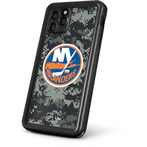 NHL New York Islanders Camo iPhone 11 Pro Waterproof Case