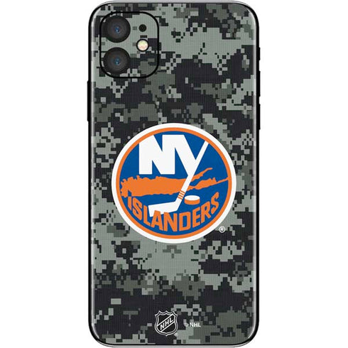 NHL New York Islanders Camo iPhone 11 Skin