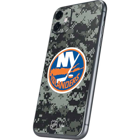 NHL New York Islanders Camo iPhone 11 Skin