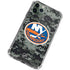 NHL New York Islanders Camo iPhone 12 Pro Max Clear Case