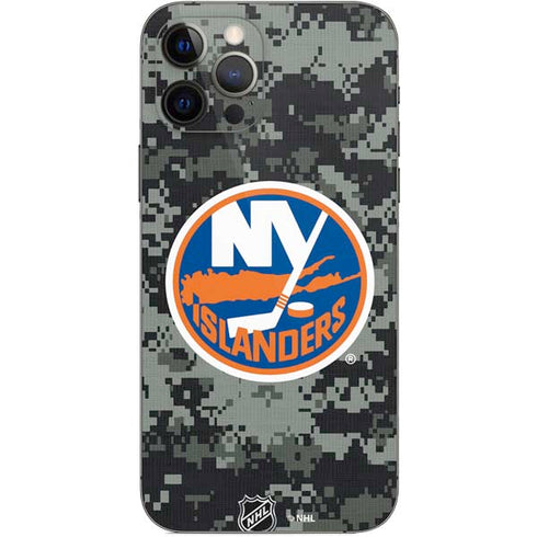 NHL New York Islanders Camo iPhone 12 Pro Skin
