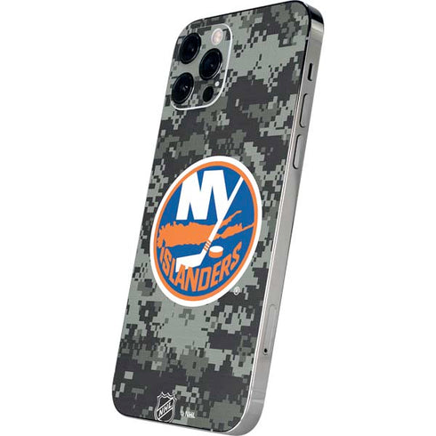 NHL New York Islanders Camo iPhone 12 Pro Skin