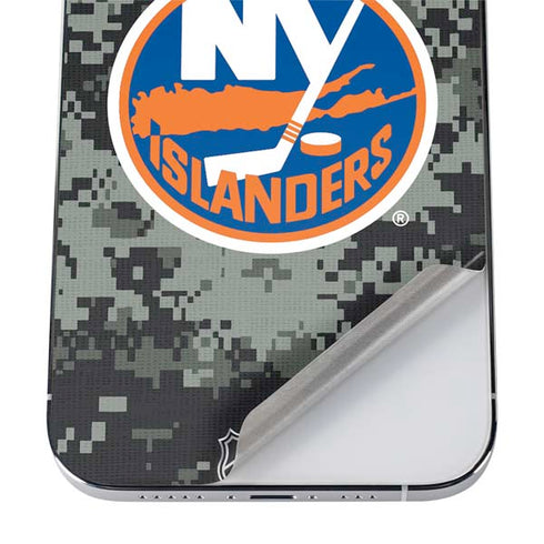 NHL New York Islanders Camo iPhone 12 Pro Skin
