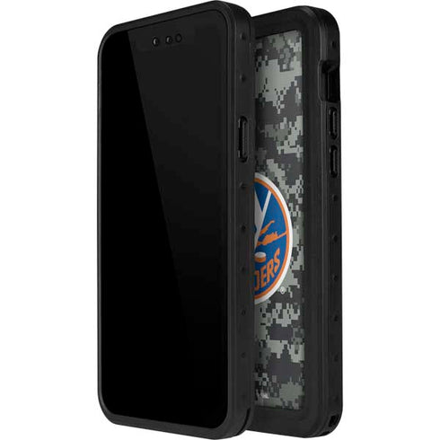 NHL New York Islanders Camo iPhone 12 Pro Waterproof Case