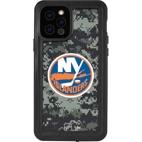 NHL New York Islanders Camo iPhone 12 Pro Waterproof Case