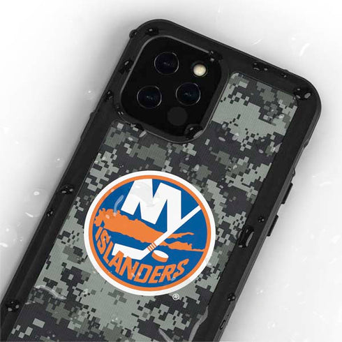NHL New York Islanders Camo iPhone 12 Pro Waterproof Case