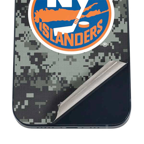 NHL New York Islanders Camo iPhone 12 Skin