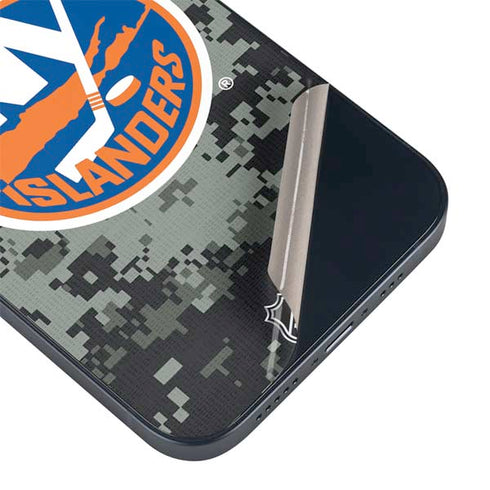 NHL New York Islanders Camo iPhone 14 Plus Skin