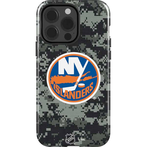 NHL New York Islanders Camo iPhone 15 Pro Impact Case
