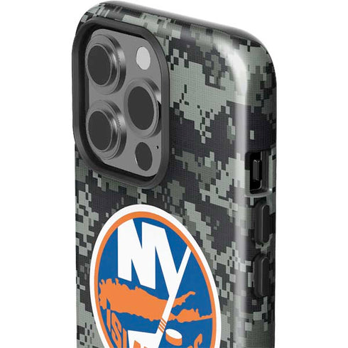 NHL New York Islanders Camo iPhone 15 Pro Impact Case