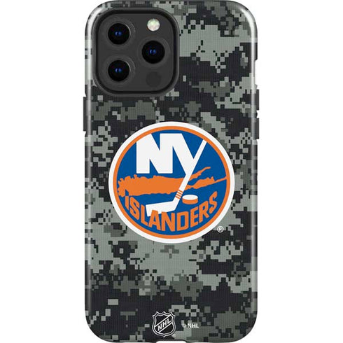 NHL New York Islanders Camo iPhone 15 Pro Max Impact Case