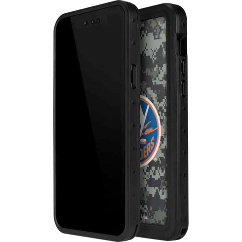 NHL New York Islanders Camo iPhone 14 Pro Max Waterproof Case