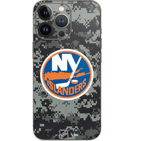 NHL New York Islanders Camo iPhone 14 Pro Skin