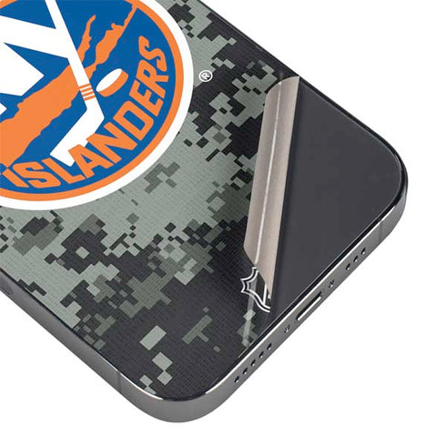 NHL New York Islanders Camo iPhone 14 Pro Skin