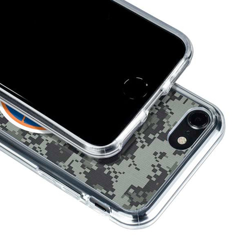 NHL New York Islanders Camo iPhone SE (2nd & 3rd Gen) Clear Case