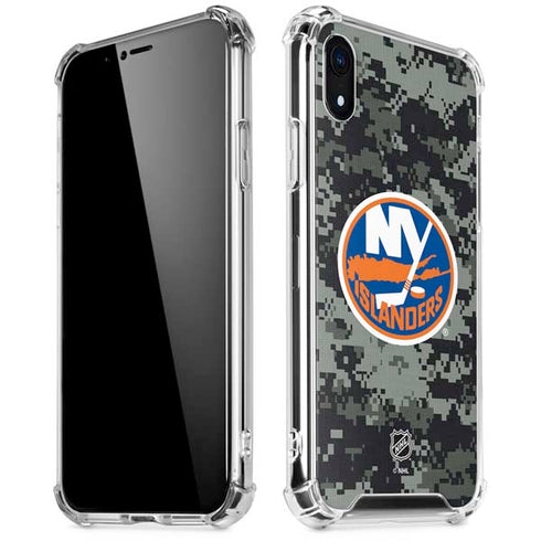 NHL New York Islanders Camo iPhone XR Clear Case
