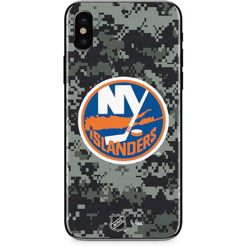 NHL New York Islanders Camo iPhone XS Max Skin