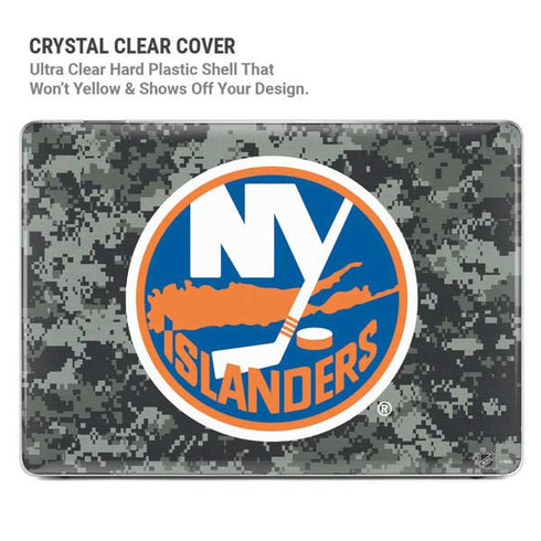 NHL New York Islanders Camo MacBook Pro 16in (2021-25) Case plus Skin