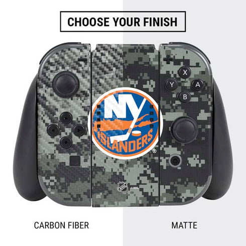 NHL New York Islanders Camo Nintendo Switch Bundle Skin