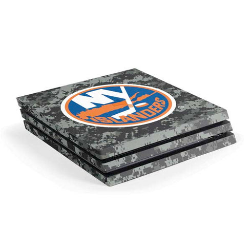 NHL New York Islanders Camo PS4 Pro Console Skin