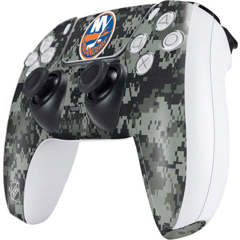 NHL New York Islanders Camo PS5 Controller Skin