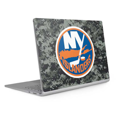 NHL New York Islanders Camo Surface Book 2 15in Skin