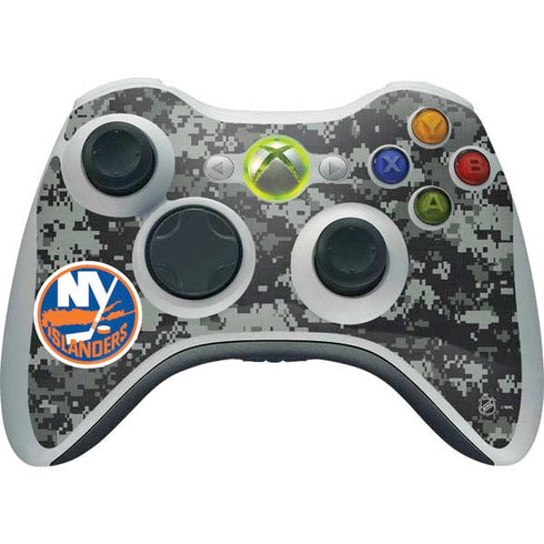 NHL New York Islanders Camo Xbox 360 Wireless Controller Skin