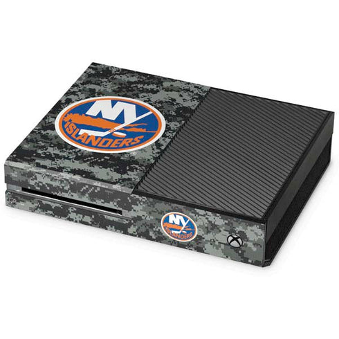 NHL New York Islanders Camo Xbox One Console Skin