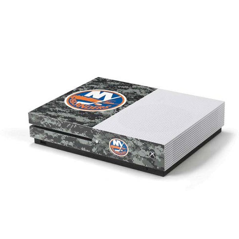 NHL New York Islanders Camo Xbox One S Console Skin