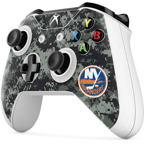 NHL New York Islanders Camo Xbox One S Controller Skin