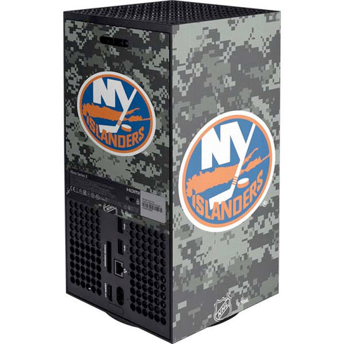 NHL New York Islanders Camo Xbox Series X Console Skin