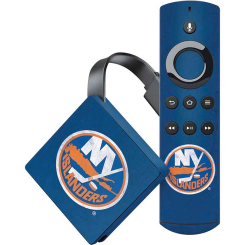NHL New York Islanders Distressed Amazon Fire TV Skin