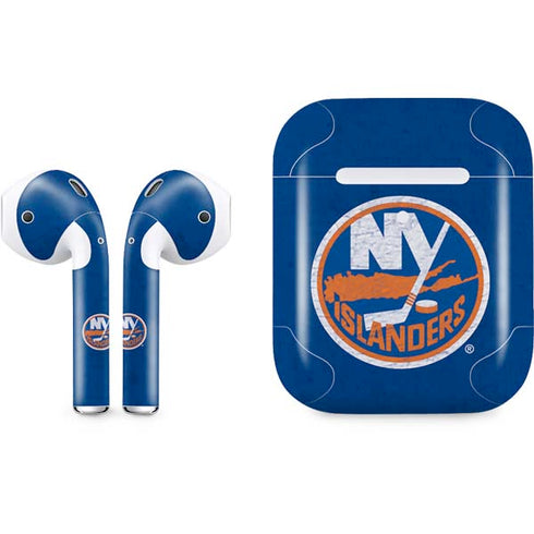 NHL New York Islanders Distressed Apple AirPods 2 Skin