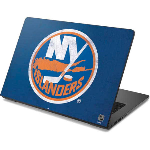 NHL New York Islanders Distressed Dell Chromebook Skin