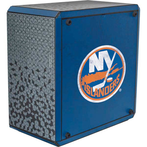 NHL New York Islanders Distressed Cooler Master MasterBox Q300L Mini Tower Skin