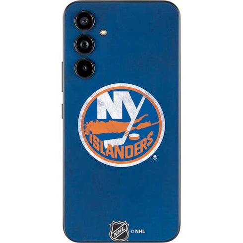 NHL New York Islanders Distressed Galaxy A54 5G Skin
